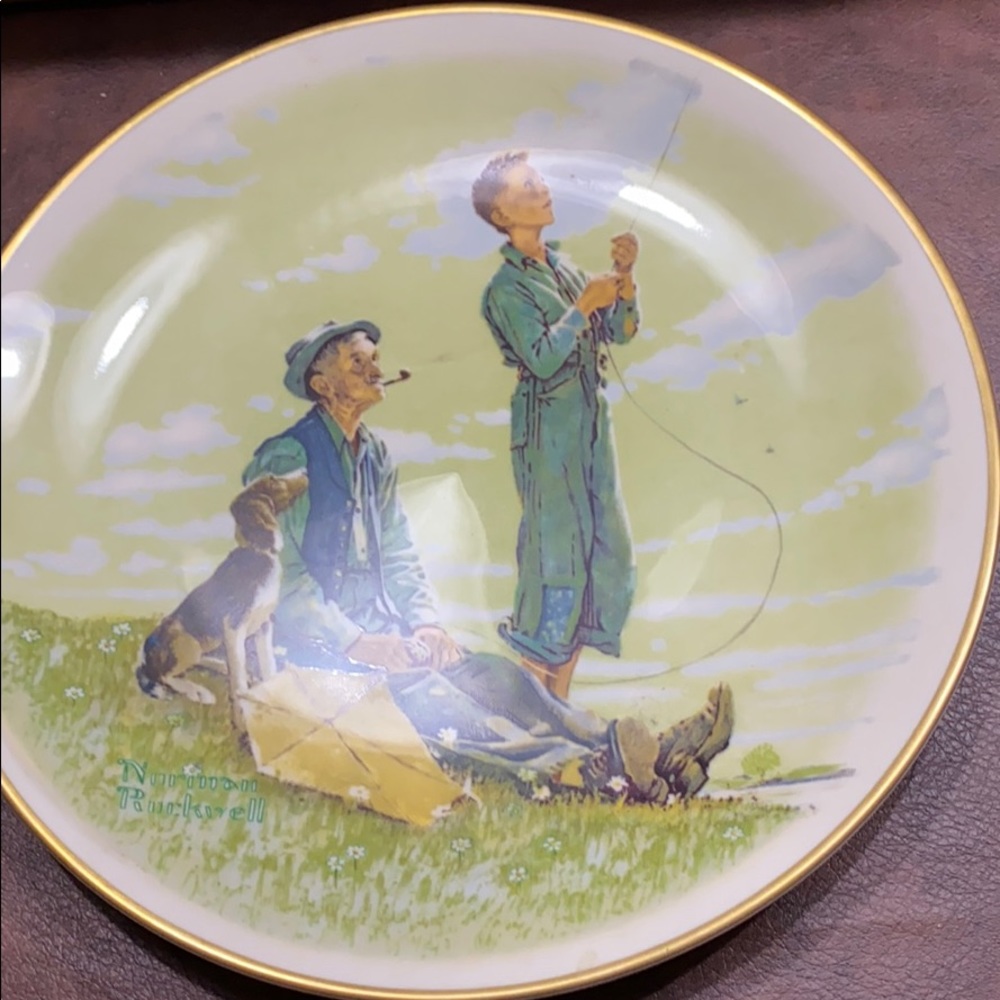 Norman Rockwell Plate, spring 1969